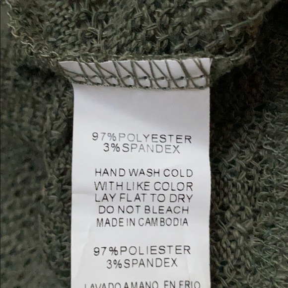 Shop Basic Cocoon Wrap Cardigan NWOT 💗 Olive - Picture 10 of 10